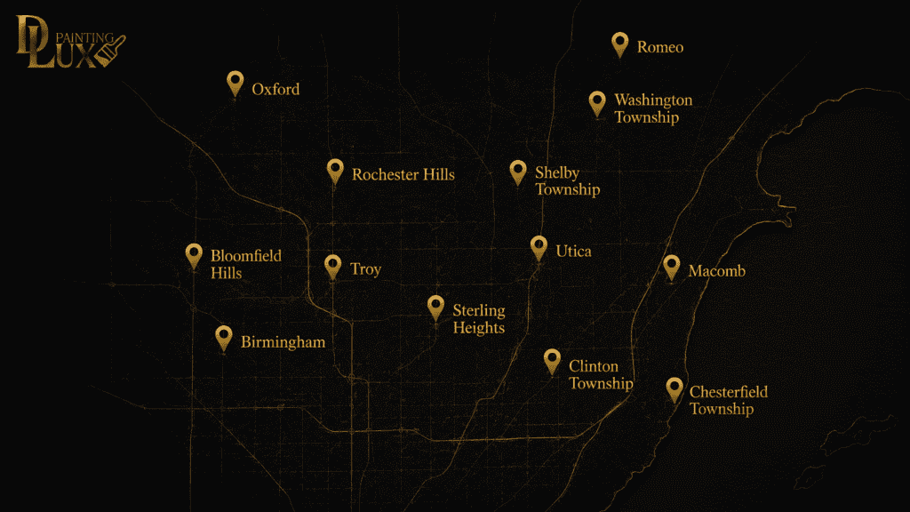 Service area for DLux Painting