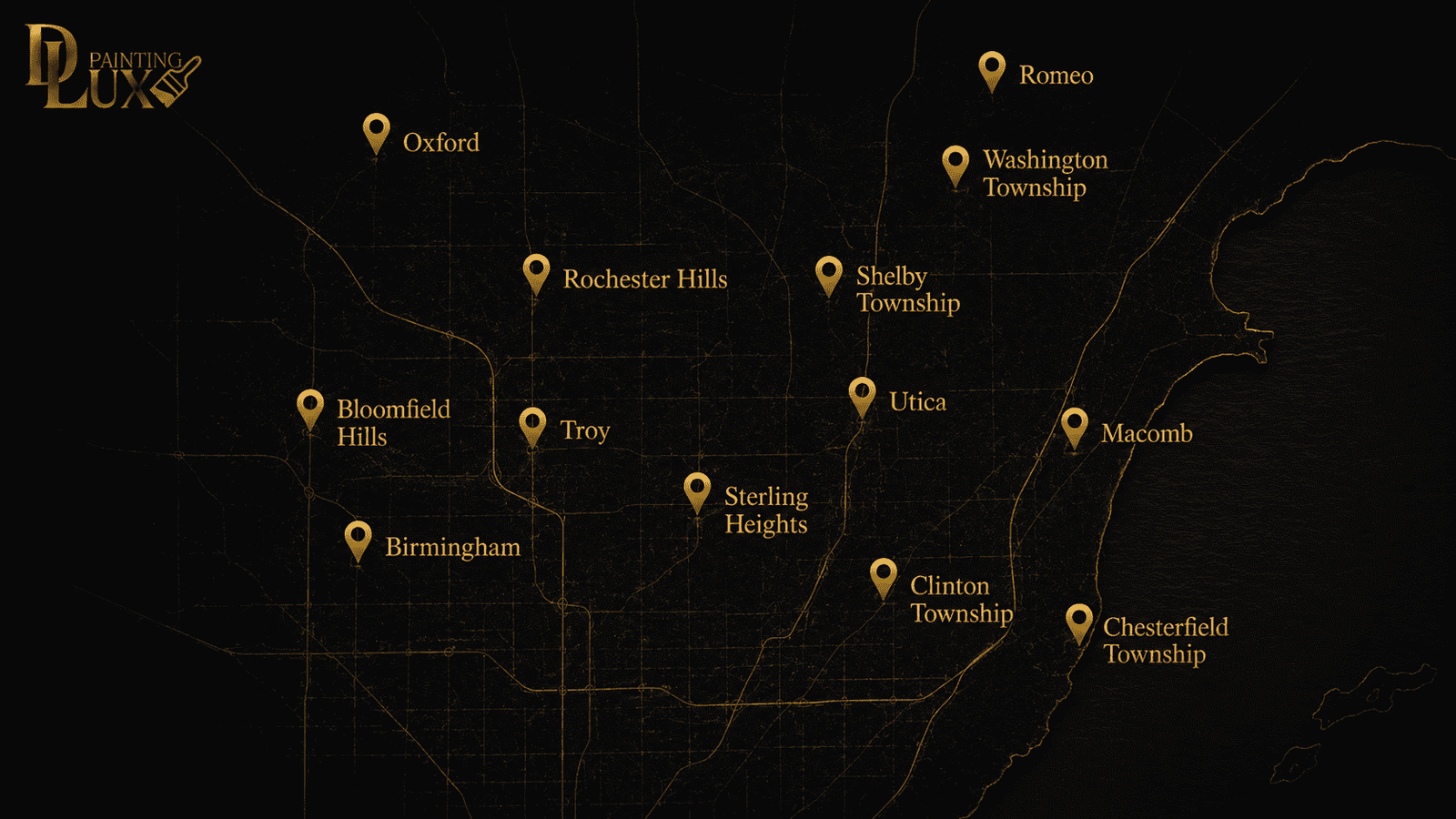 Service area for DLux Painting