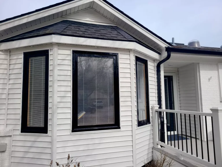 Exterior Painting Ranch House white paint DLux Panting