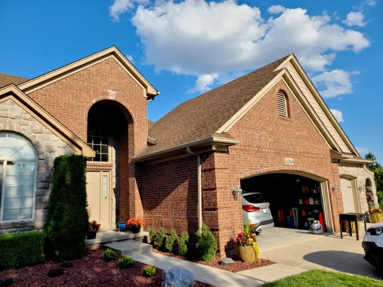 Ranch House exterior painting including gutters DLux Painting